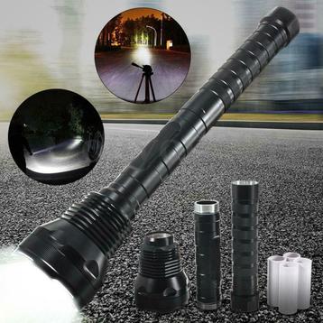Extreem Felle Zaklamp 90000LM. Led Torch 90000 Lumen 40cm!!! beschikbaar voor biedingen