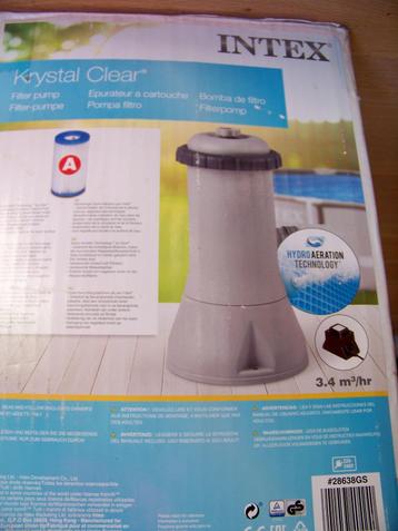 filterpomp Intex 3407 liter met extras     nieuw  beschikbaar voor biedingen