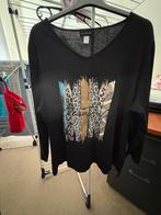 Dames shirt met metalic opdruk, M. Collection, Zwart, Zo goed als nieuw, Shirt of Top