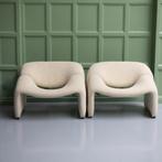 2 x Vintage Originele Artifort Groovy chair, Ophalen of Verzenden, Zo goed als nieuw, 75 tot 100 cm, 50 tot 75 cm