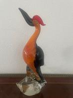 Glazen vogel in murano stijl  32 vm hoog, Antiek en Kunst, Ophalen of Verzenden
