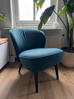 Groene Woood Fauteuil/stoeltje, Huis en Inrichting, Fauteuils, Ophalen, Minder dan 75 cm, Zo goed als nieuw, Stof