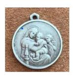Medaille hanger madonna della argento roma zilver of -plated, Ophalen of Verzenden, Losse munt