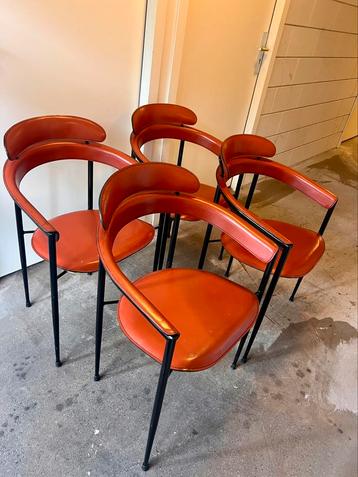 4 x vintage Arrben Italy stiletto stoelen beschikbaar voor biedingen