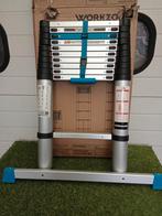 Uitschuifbare ladder - Workzone - nieuw soft close, Nieuw, Ophalen of Verzenden, Ladder, Opvouwbaar of Inschuifbaar