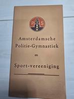Diploma Amsterdamse Politie Gymnastiek 1938, Verzamelen, Ophalen of Verzenden, 1920 tot 1940, Nederland, Knipsel(s)