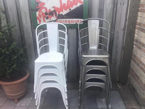 Tolix Franse klassieke terras stoel van metaal in Eindhoven, Tuin en Terras, Tuinstoelen, Zo goed als nieuw, Metaal, Ophalen