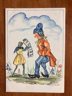 Illustrator M. Schumacher. Kikker en Nar / Clown. 1945., Verzamelen, Ansichtkaarten | Themakaarten, Ophalen of Verzenden, 1940 tot 1960