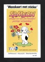 Sticker Kaart Samson Prettige Verjaardag., Verzamelen, Ophalen of Verzenden, Zo goed als nieuw