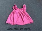 Zara topje maat 80., Kinderen en Baby's, Babykleding | Maat 80, Overige typen, Meisje, Ophalen of Verzenden, Zo goed als nieuw