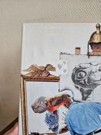 Moderne kunst gemengde techniek ET Chris Galo 2014, Ophalen of Verzenden