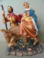 Beeld Heilige Familie beeld De vlucht naar Egypte 21cm Resin, Ophalen of Verzenden, Zo goed als nieuw, Beeld(je), Christendom | Katholiek
