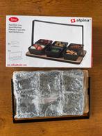 7 delige "Alpina" Set 'Dienblad met Handvat & 6 Schaaltjes", Nieuw, Ophalen of Verzenden, Schaal of Schalen, Overige stijlen