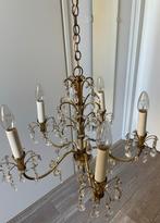 Werkende Kroonluchter met Kristallen, Ophalen, Metaal