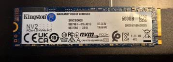 Kingston 500GB m2 nvme pci-e 4.0 SSD  beschikbaar voor biedingen