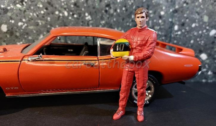 Diorama figuur Racing Legend 80s A AD487 1:18, Hobby en Vrije tijd, Modelauto's | 1:18, Nieuw, Auto, Overige merken, Verzenden