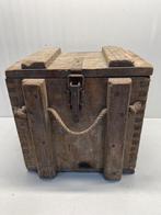 Oude Houten Munitiekist/Opbergkist WW1, Antiek en Kunst, Ophalen of Verzenden