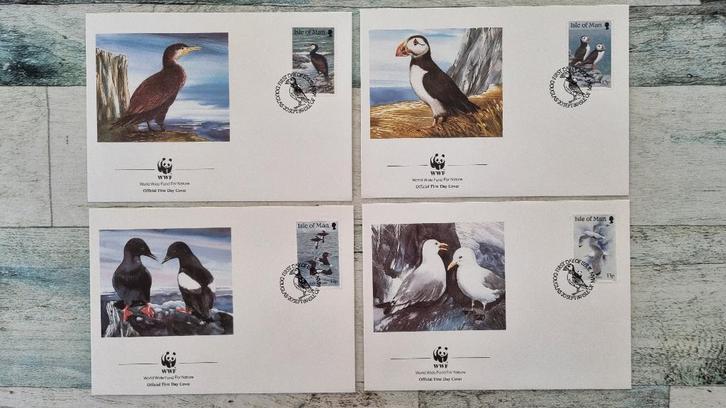 WWF Official First Day Cover 109 stuks (zie foto's), Postzegels en Munten, Postzegels | Eerstedagenveloppen, Onbeschreven, Rest van de wereld
