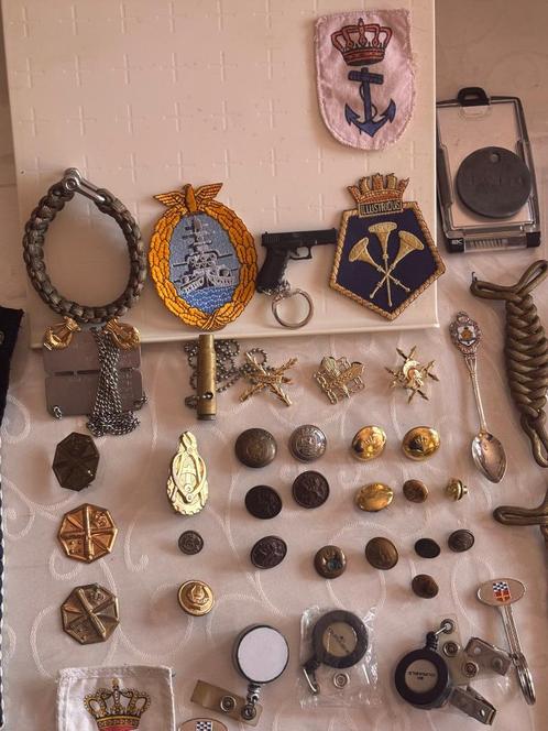 Lotje diverse div onderdelen, Verzamelen, Militaria | Algemeen, Landmacht, Kleding of Schoenen, Nederland, Verzenden