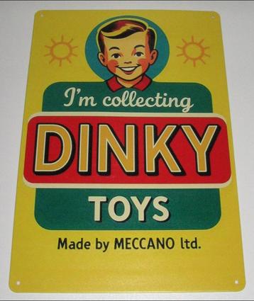 DINKY TOY : Metalen Bord - I´m Collecting Dinky Toys beschikbaar voor biedingen