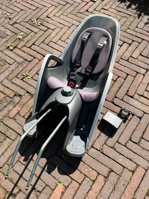 Hamax achterzitje, Fietsen en Brommers, Fietsaccessoires | Fietsstoeltjes, Gebruikt, Achterzitje, 0 t/m 18 kg, Voetsteuntjes, Ophalen