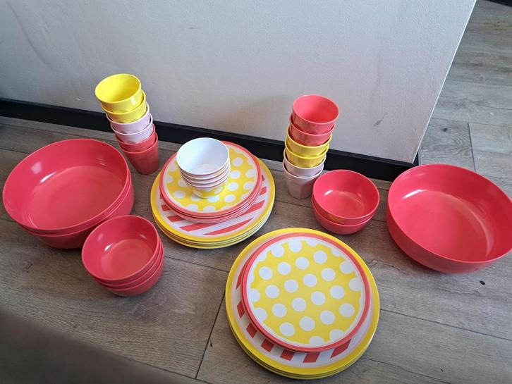 Hema campingservies nieuw, Caravans en Kamperen, Camper-accessoires, Nieuw, Ophalen of Verzenden