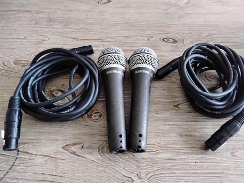2x Samson microfoon met 5 meter XLR kabel – Klaar voor gebru, Muziek en Instrumenten, Microfoons, Zo goed als nieuw, Ophalen of Verzenden