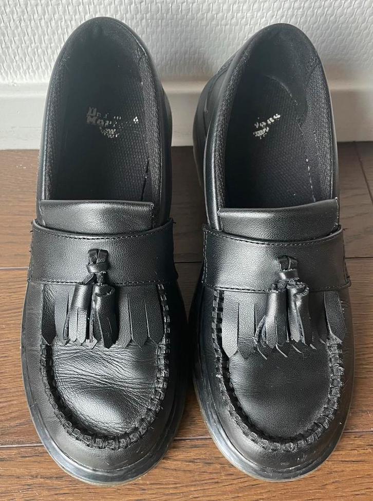 Dr. Martens ADRIAN J- Zwarte leren  Loafers maat 36, Kinderen en Baby's, Kinderkleding | Schoenen en Sokken, Zo goed als nieuw
