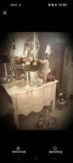 Teakhouten Commode - Groen Gestyled, Gebruikt, 100 tot 150 cm, Teakhout, Ophalen of Verzenden