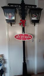 Kerstlantarenpaal met muziek, Diversen, Ophalen, Zo goed als nieuw