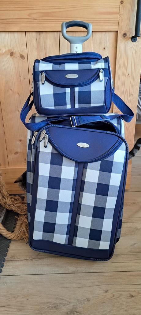 Hastens Reiskoffer + Kleine Reiskoffer Set, Sieraden, Tassen en Uiterlijk, Koffers, Ophalen