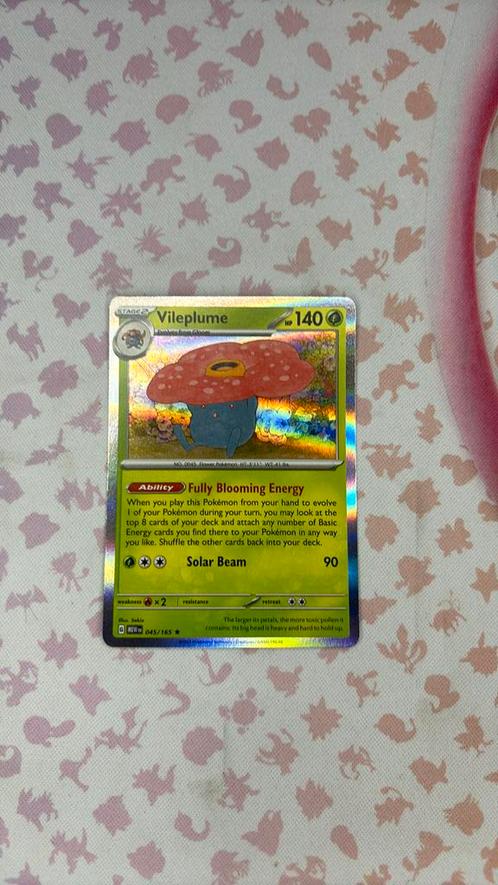 Vileplume, Hobby en Vrije tijd, Verzamelkaartspellen | Pokémon, Zo goed als nieuw, Ophalen of Verzenden