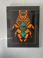 Schilderij van Jan Houwe Kuiper 65x50cm ingelijst 80x65, Ophalen