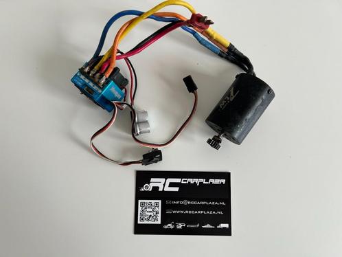 Brushless motor + regelaar ESC 1/10 rc auto, Hobby en Vrije tijd, Modelbouw | Radiografisch | Auto's, Gebruikt, Onderdeel, Elektro