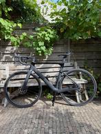 Merida Reacto 6000 2024, Glossy Black/Matt Black, Maat M, 28 inch, Carbon, Heren, Zo goed als nieuw