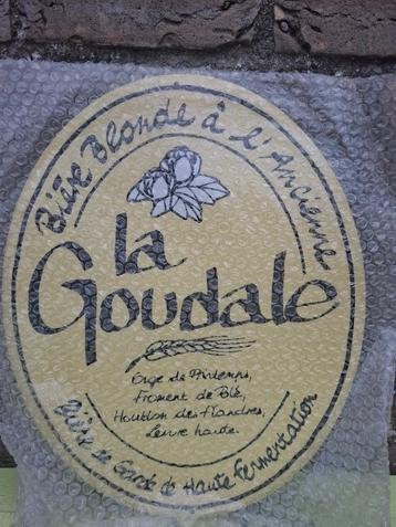 reclamebord bière La Goudale beschikbaar voor biedingen