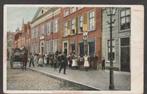 vianen  straatgezicht met volk, Verzamelen, Ansichtkaarten | Nederland, Verzenden, Voor 1920, Gelopen, Zuid-Holland
