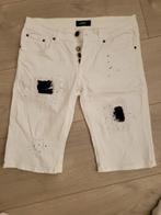 Korte John H jeans, Wit, Maat 31 Zo goed als nieuw, Kleding | Heren, John H, Wit, Overige jeansmaten, Ophalen of Verzenden