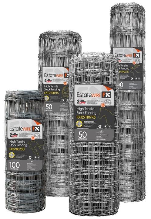 Paardengaas Estate Wire FX-knoop gaas 158/15/7.5 50mtr, Tuin en Terras, Gaas en Draad, Nieuw, Gaas, 20 meter of meer, Verzenden