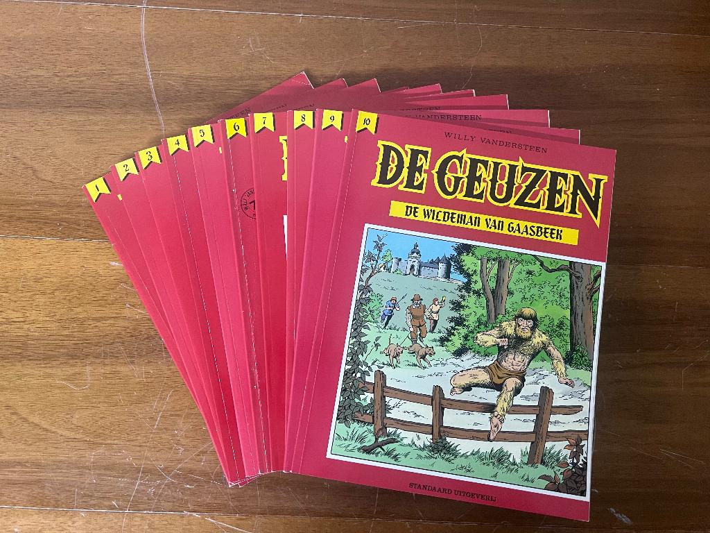 De Geuzen serie 1 t/m 10 compleet en in mooie staat., Boeken, Stripboeken, Complete serie of reeks, Ophalen of Verzenden, Zo goed als nieuw