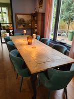 Houten eettafel voor 8 personen (1m breed, 3 m lang), Huis en Inrichting, Gebruikt, 100 tot 150 cm, 200 cm of meer, Ophalen of Verzenden