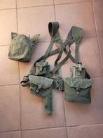 British army pattern 44 officer's webbing set stamped 1945, Verzamelen, Ophalen of Verzenden, Landmacht, Engeland, Embleem of Badge