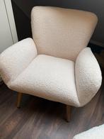 Hundested Jysk fauteuil + poef vildsund, Ophalen, Zo goed als nieuw, 75 tot 100 cm, 50 tot 75 cm