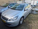 Peugeot 308 1.2 E-thp 81KW/110PK SW 2015 Grijs, Auto's, Voorwielaandrijving, Stof, Zwart, 1199 cc