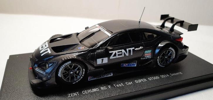 Ebbro Lexus RC F Super GT500 2014 Sepang ZENT cerumo Testcar, Hobby en Vrije tijd, Modelauto's | 1:43, Nieuw, Auto, Overige merken