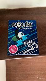 SQula Flitsquiz groep 4-5, Hobby en Vrije tijd, Gezelschapsspellen | Kaartspellen, Ophalen, Zo goed als nieuw, Squla
