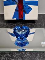 Swarovsk Beeldje Hart Blauw Kristal, Ophalen of Verzenden, Zo goed als nieuw, Figuurtje