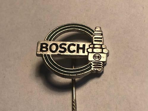 Metalen BOSCH BOUGIEMERK Speld (Groen/Zwart/Aluminiumkleur)., Verzamelen, Speldjes, Pins en Buttons, Zo goed als nieuw, Speldje of Pin