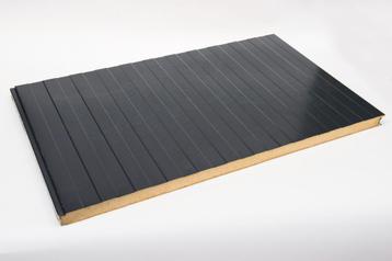 Sandwichpanelen wand antraciet 7016 gelegenheidspartij beschikbaar voor biedingen