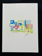 Zeefdruk Jacky Sorel, Antiek en Kunst, Kunst | Litho's en Zeefdrukken, Verzenden